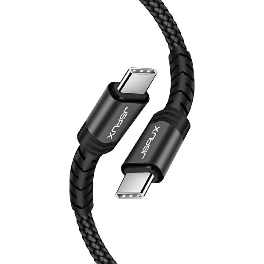 Jsaux Premium Type-C To Type-C 60W CC0018 2m Hızlı Şarj - Siyah Cep Telefonu Şarj Cihazı Fiyatı