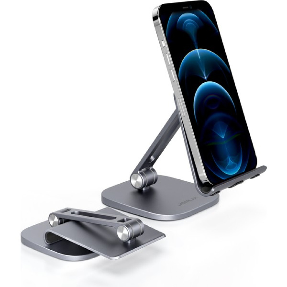 Jsaux Profesyonel SP0102 iPad Uyumlu Alüminyum Tablet ve Cep Telefonu Masa Standı - Gri Tablet Aksesuarı Fiyatı