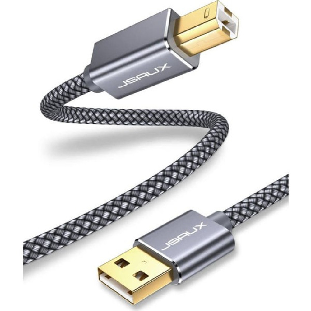 Jsaux Yazıcı Kablosut USB Yazıcı Kablosu 2.0 Type-A To Usb- B Kablo Disk Tarayıcı Kablosu Yüksek Hızlı Hp, Canon, Dell, Epson, Lexmark, Xerox, Sams... Disk Kablosu Fiyatı
