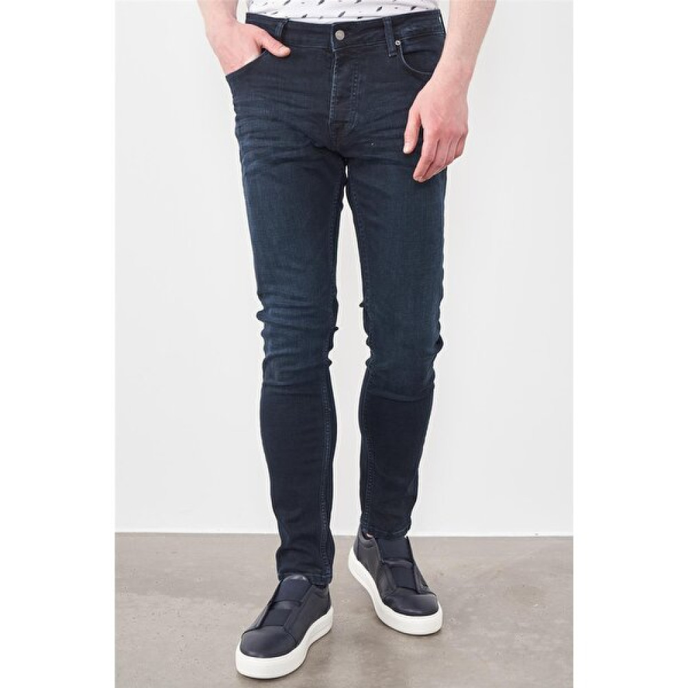 JSCO 1117-M11 Blue Black Zkb Napoli Erkek Pantolon Erkek Jeans / Kot Pantolon Fiyatı