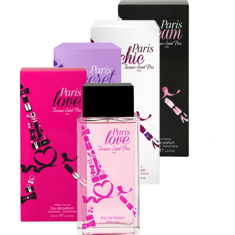 JSP Paris Dream, Paris Love, Paris Chic, Paris Secret Koleksiyon Seti (4X100ML EDP ) Kadın Parfüm  Kadın Parfümleri Fiyatı