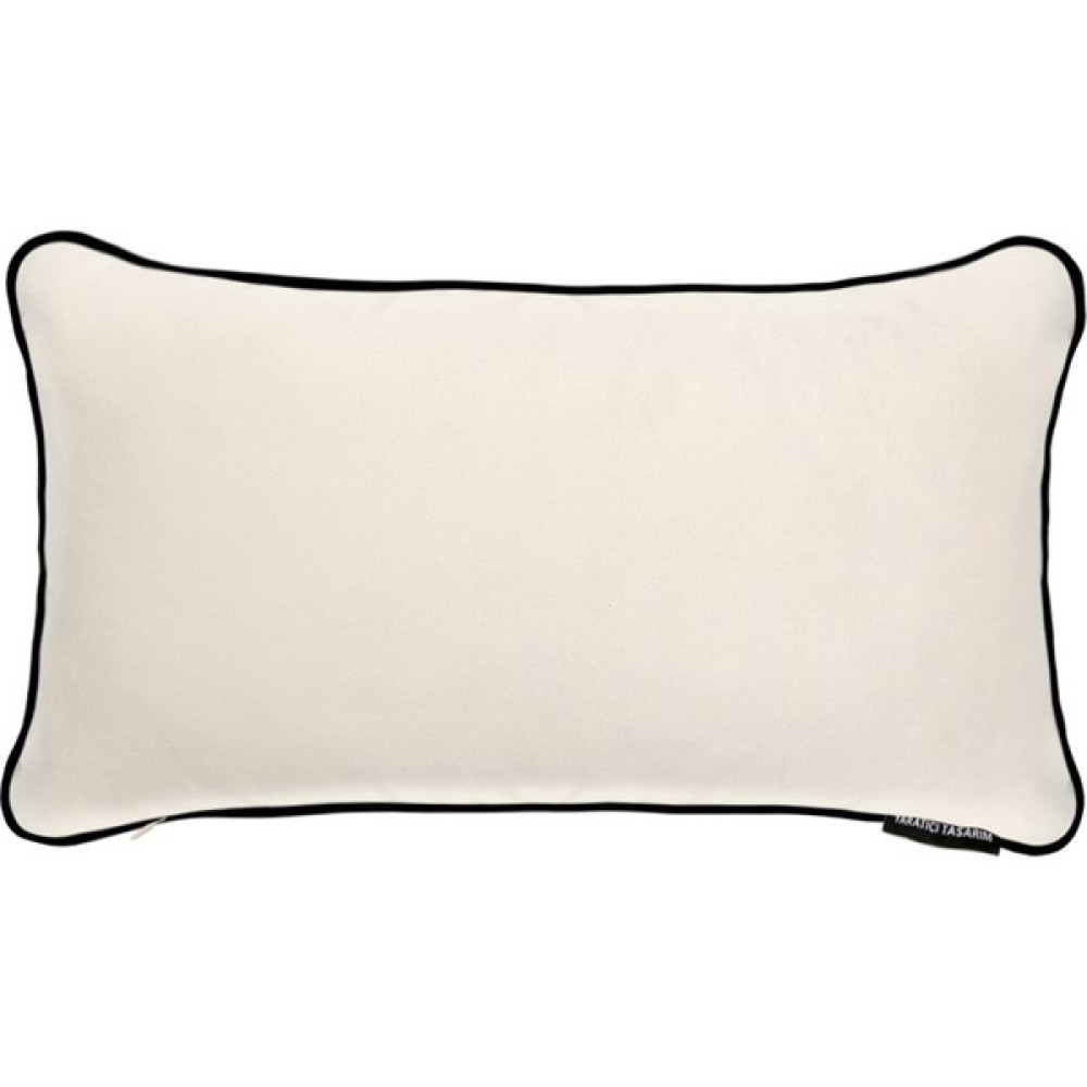 Ju Yaratıcı Tasarım Dikdörtgen Biyeli Kırlent Yastık Kılıfı Ekru Rengi 50X30 - Krem Rengi - 50 x 30 cm Kırlent / Mobilya Yastığı Fiyatı