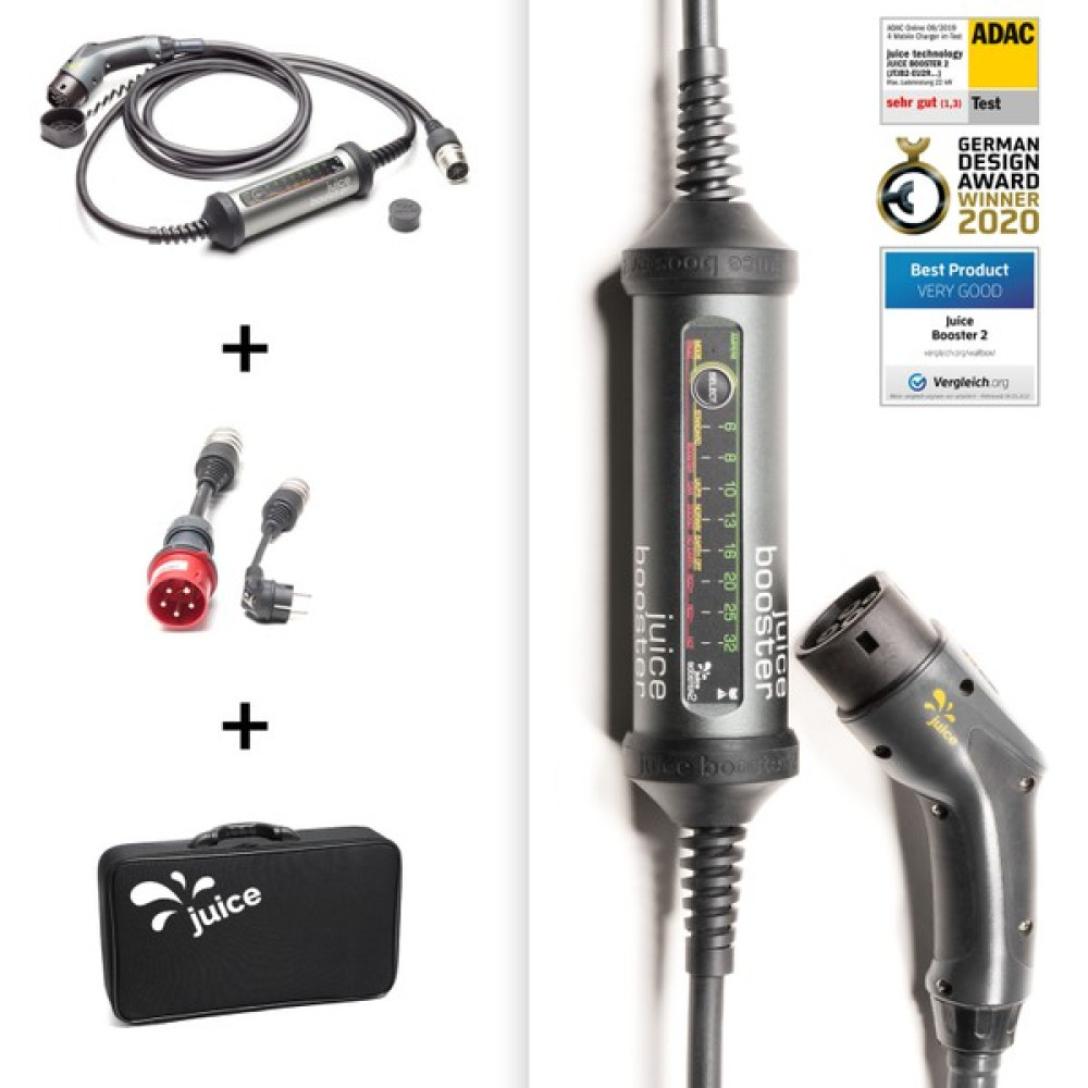 Juice Booster 2 Basic Set 22kW Elektrikli Araç Taşınabilir Şarj Istasyonu Oto Seyahat Ürünleri Fiyatı