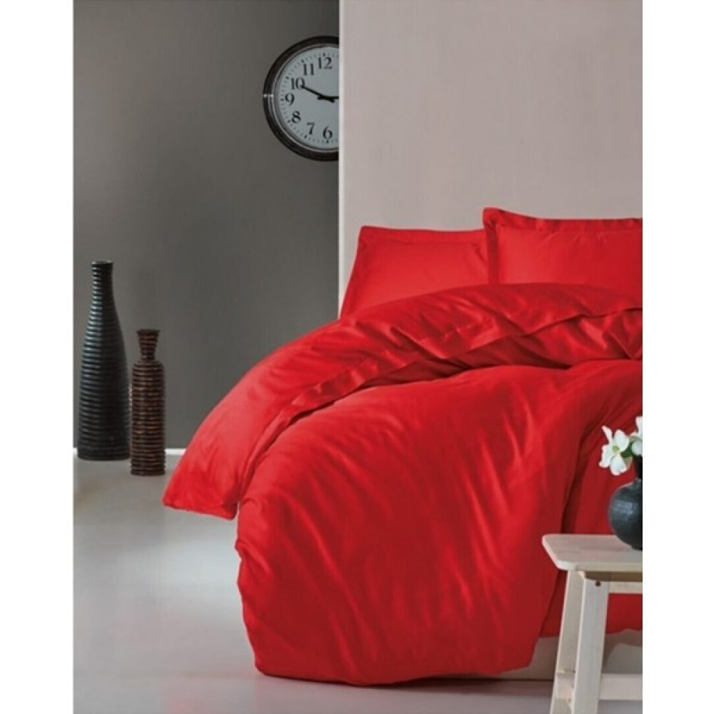 Julia Home Small Size Tek Kişilik Nevresim Yorgan Kılıfı - Kırmızı 135 x 200 - 135 x 200 cm Nevresim Takımı Fiyatı