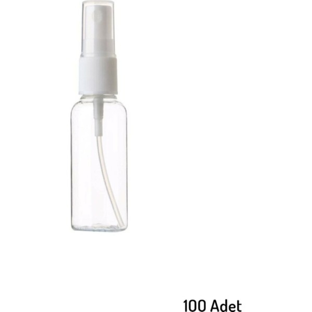 Juliano 100 Adet Boş Şişe Spreyli Kolonya Şişesi Doldurulabilir Cep Plastik Parfüm Şişesi 30 ml Hijyen ve Temizlik Fiyatı