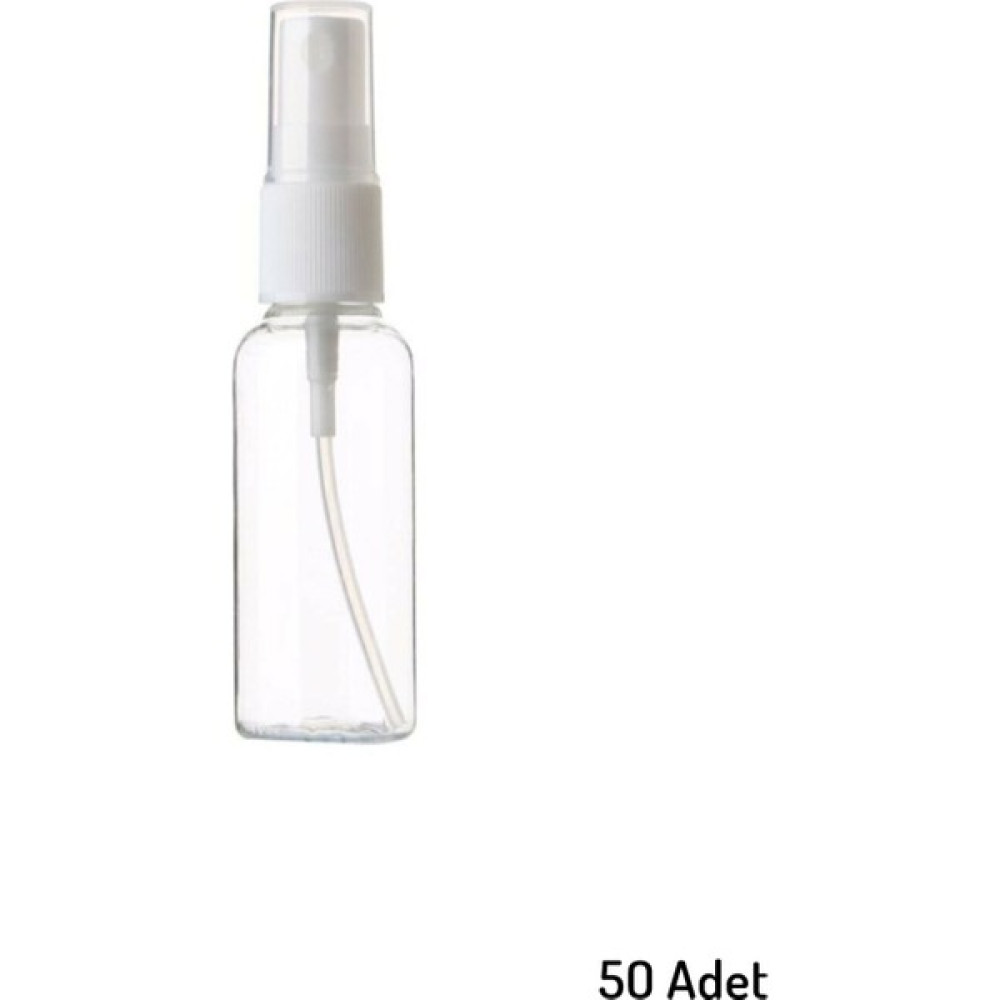 Juliano 50 Adet Boş Şişe Spreyli Kolonya Şişesi Doldurulabilir Cep Plastik Parfüm Şişesi 30 Ml Hijyen ve Temizlik Fiyatı