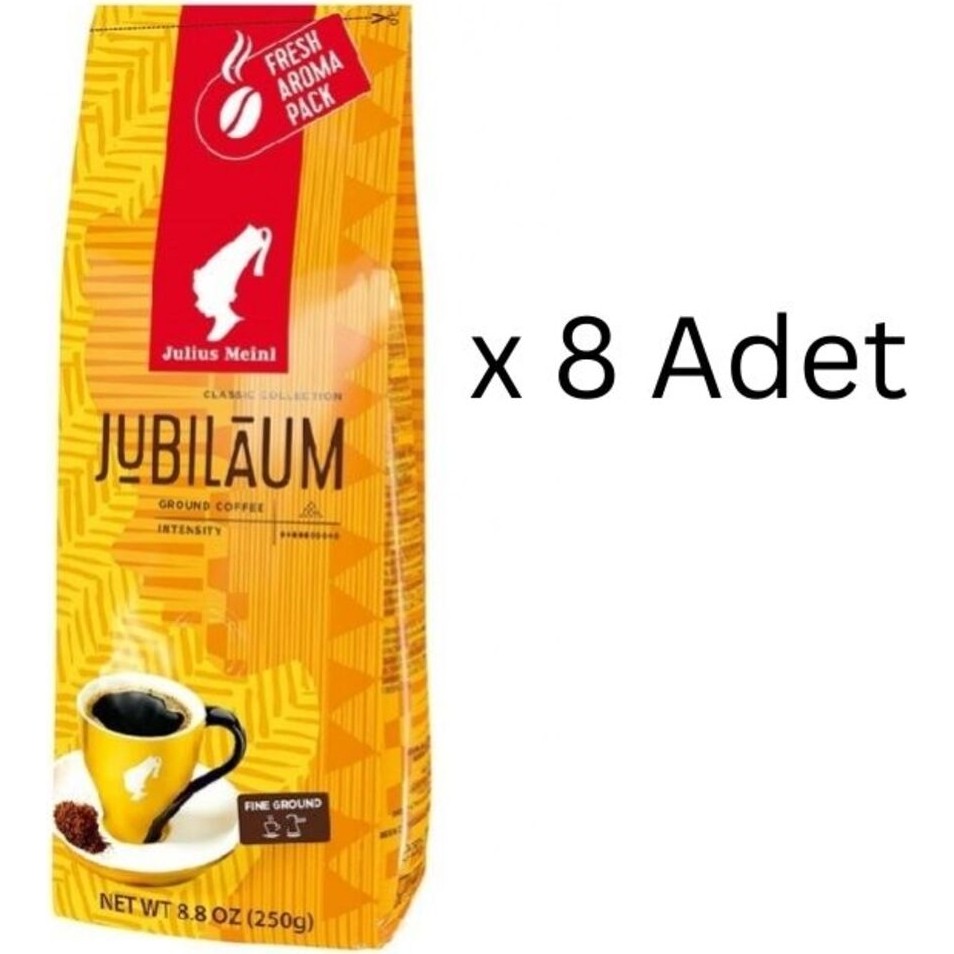 Julius Meinl Jubilaum Filtre Kahve 250GR * 8 Adet - 2 kg Kahve Fiyatı