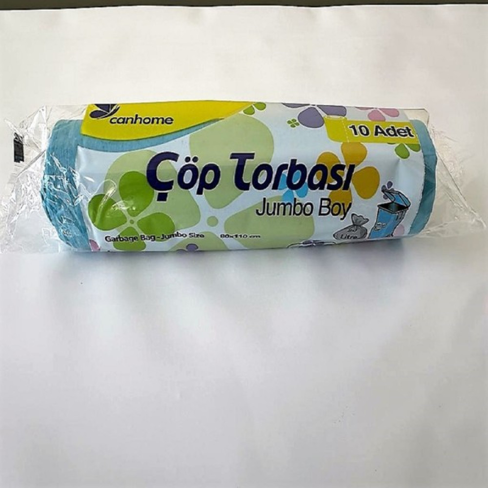 Jumbo Boy Ev Ofis Çöp Torbası 80X110 cm 1 Adet Çöp Poşetleri Fiyatı
