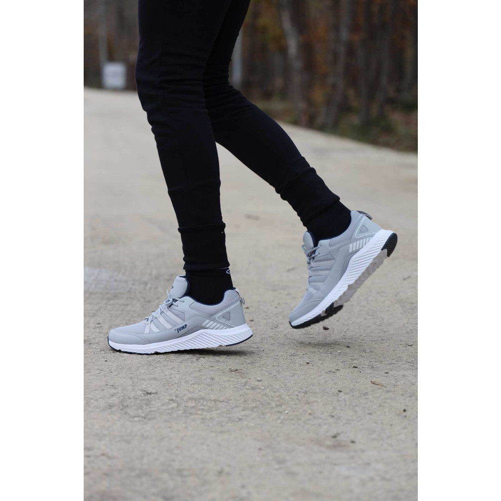 Jump 24865 Açık Gri - Lacivert Erkek Sneaker Günlük Spor Ayakkabı 47 Beden Spor Ayakkabı Fiyatı