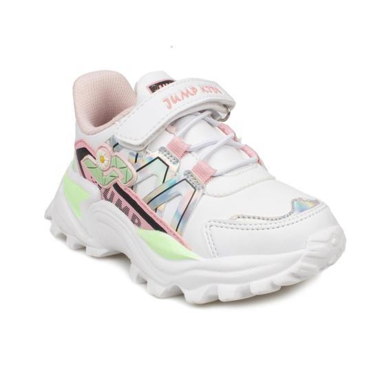 Jump 26987 Beyaz Pembe Kız Spor Ayakkabı