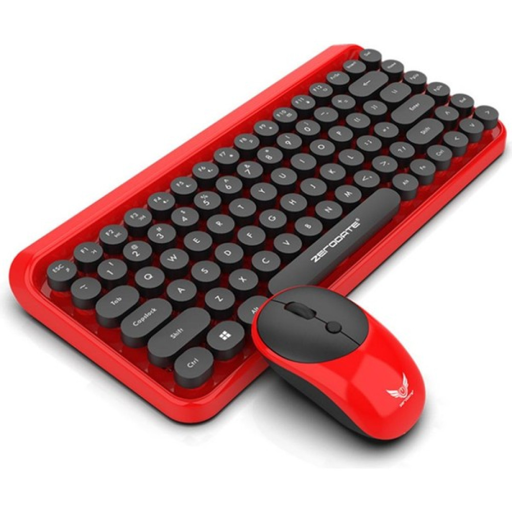 JunChang 2.4g Kablosuz Klavye ve Mouse Seti Retro Ofis Kablosuz Klavye Mouse (Yurt Dışından) - Renkli Klavye - Mouse Fiyatı