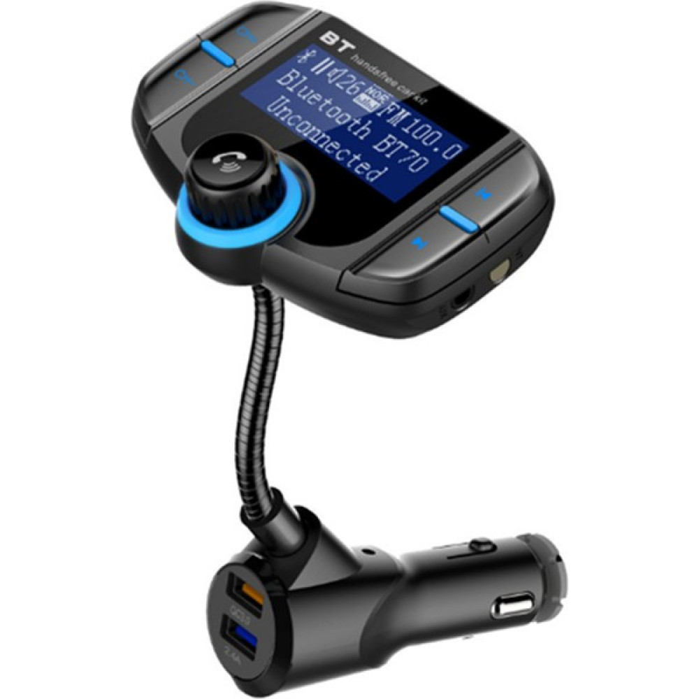 JunChang Araba Mp3 Bluetooth Çalar Büyük Ekran Çift USB (Yurt Dışından) - Siyah Cep Telefonu Araç Kiti Fiyatı