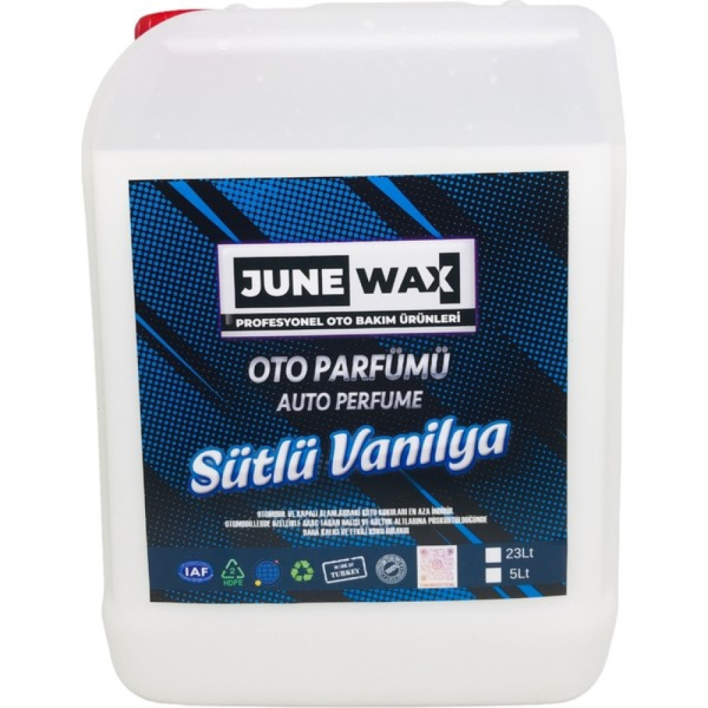 June Wax Sütlü Vanilya Aromalı Oto Parfümü 5 Litre Kalıcı Etki Oto Kokuları Fiyatı