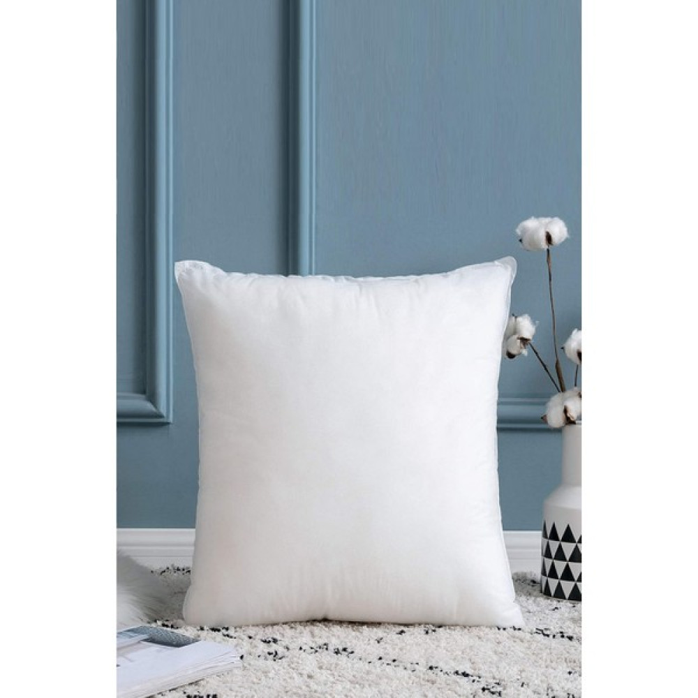 Junenext Kırlent Kılıfı Iç Yastığı 50X50 450GR %100 Boncuk Silikonlu Kırlent Içi Dolgusu - 50 x 50 cm - Beyaz Yastık Fiyatı