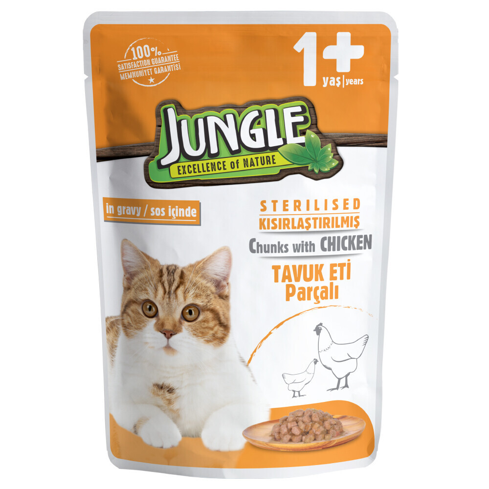 Jungle 100 Gr Kısır Kedi Tavuklu Evcil Hayvan Ürünleri Fiyatı