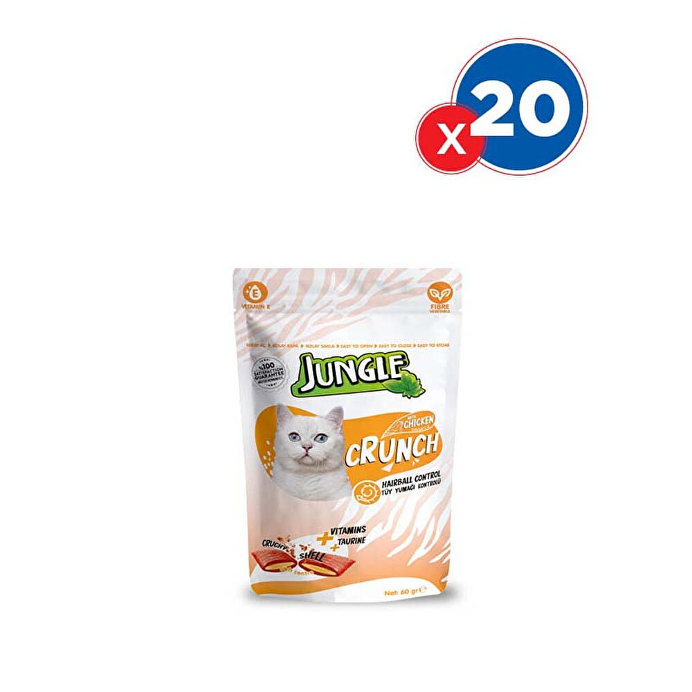 Jungle Crunch Ödül Tüy Yumağı Kontrolü 60 GX20'li Diğer Fiyatı