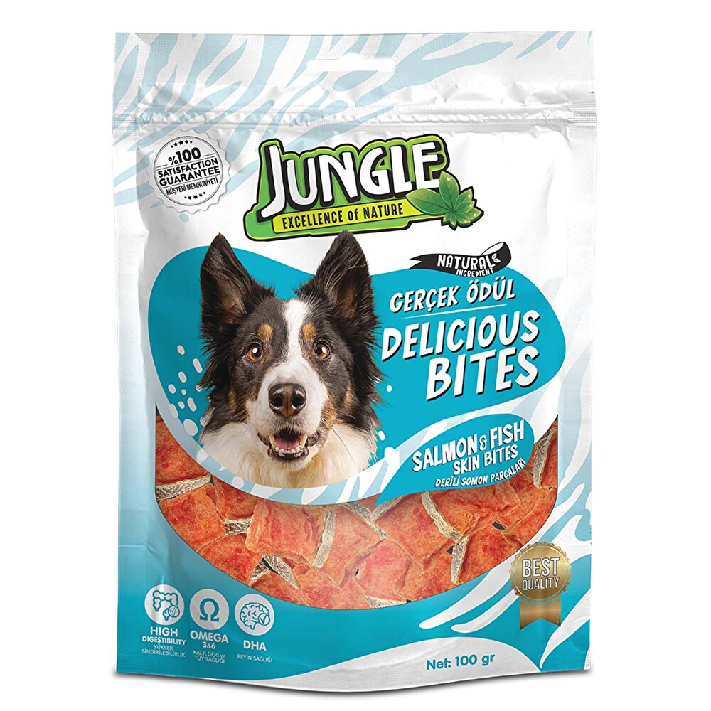 Jungle Köpek Somon Dilimleri Ödül Maması 100 g Diğer Fiyatı