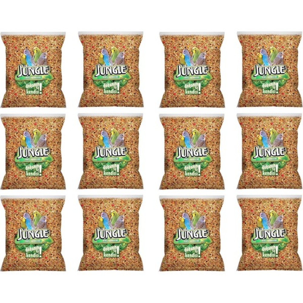 Jungle Poşet Muhabbet Kuşu Yemi 500 gr (12 Adet) Oto Boyaları Fiyatı