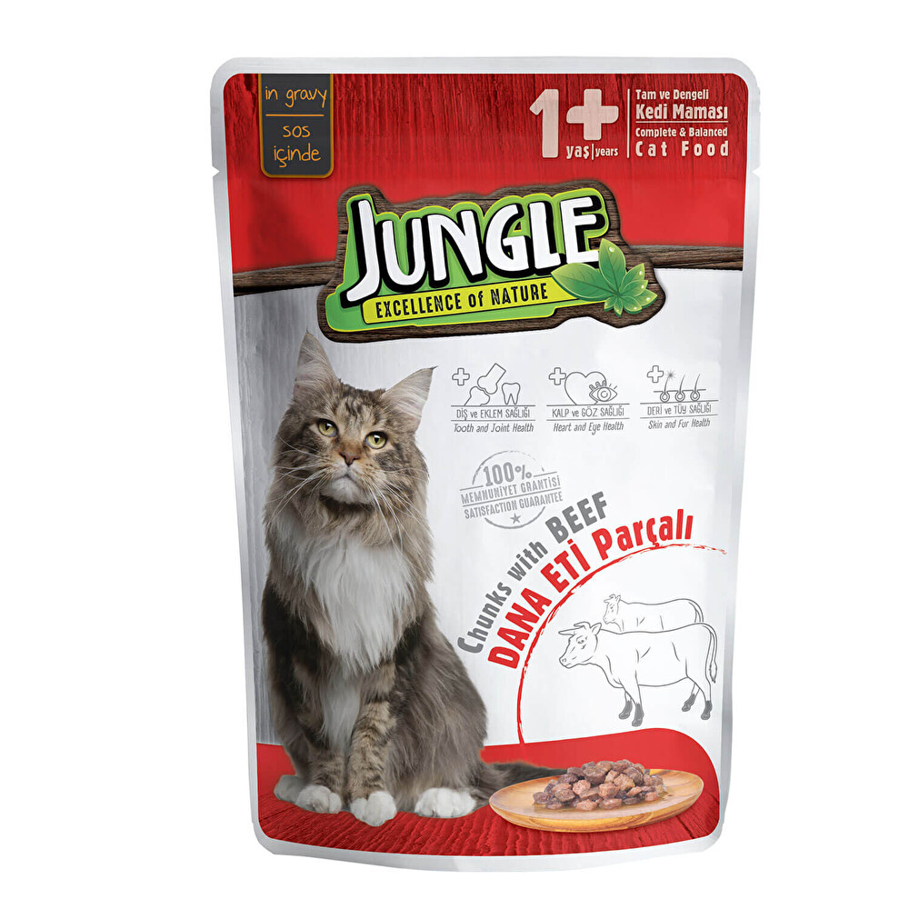 Jungle Pouch Soslu Dana Etli Yaş Kedi Maması 100 Gr Evcil Hayvan Ürünleri Fiyatı