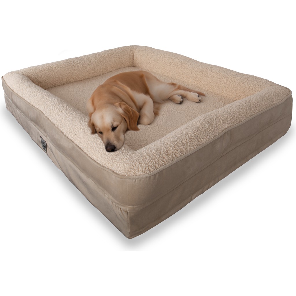 Jungolica Pet Products Felix, Visco Süngerli, Ultra Yumuşak, %100 Su Geçirmez, Çıkarılabilir Kılıflı, Kedi Ve Köpek Yatağı - Bej - 55 x 75 cm Evcil Hayvan Ürünleri Fiyatı