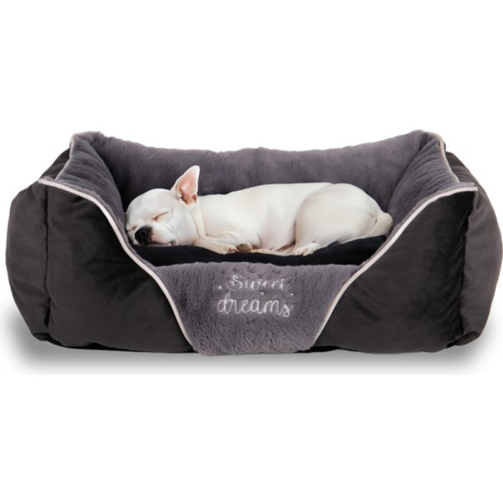 Jungolica Pet Products Lucky Konforlu Ultra Yumuşak Kedi ve Köpek Yatağı - Antrasit - 80 x 100 cm Evcil Hayvan Ürünleri Fiyatı