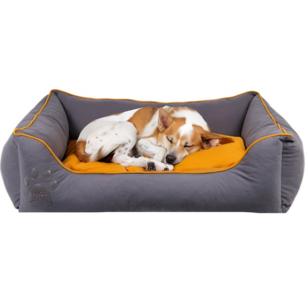 Jungolica Pet Products Lucy Yüksek Kaliteli Kedi ve Köpek Yatağı - Gri - Hardal - 60 x 80 cm Evcil Hayvan Ürünleri Fiyatı