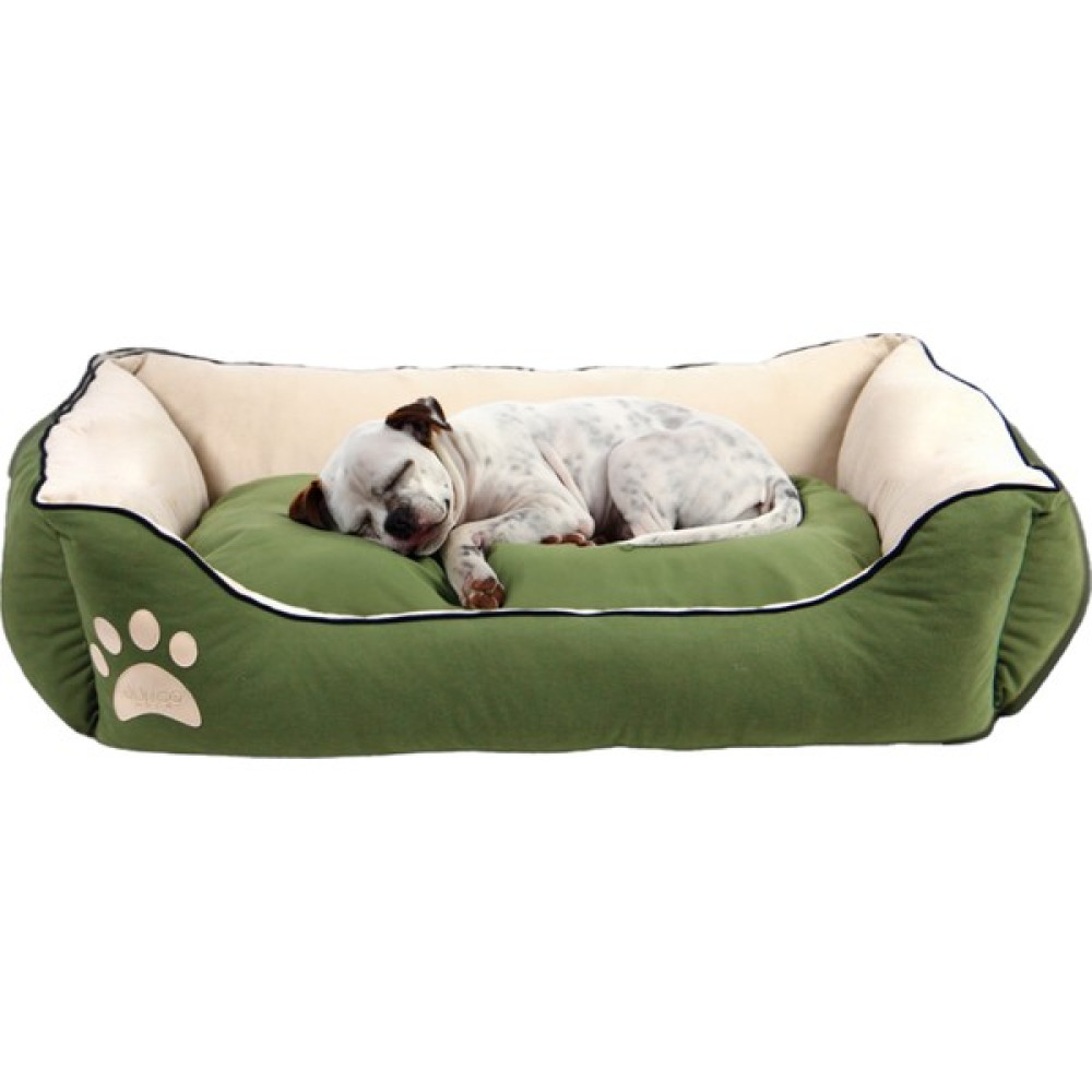 Jungolica Pet Products Lucy Yüksek Kaliteli Kedi ve Köpek Yatağı - Yeşil - Ekru - 40 x 60 cm Evcil Hayvan Ürünleri Fiyatı