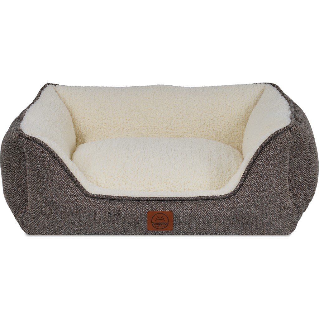 Jungolica Pet Products Zeus, Çift Taraflı Minderli, Kaydırmaz Tabanlı, Yıkanabilir, Yüksek Kaliteli Kedi ve Köpek Yatağı - 80 x 100 cm - Kahve Evcil Hayvan Ürünleri Fiyatı