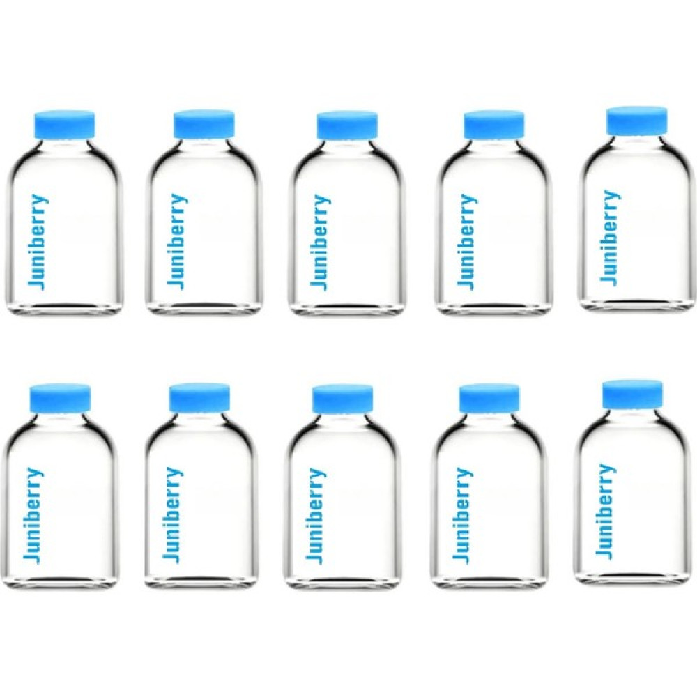 Juniberry 10 Adet 100ML Cam Şişe Mavi Plastik Kapaklı Çok Amaçlı Shot Şişesi Meyve Suyu Shot Şişesi 10X100ML Bakım Spreyleri Fiyatı