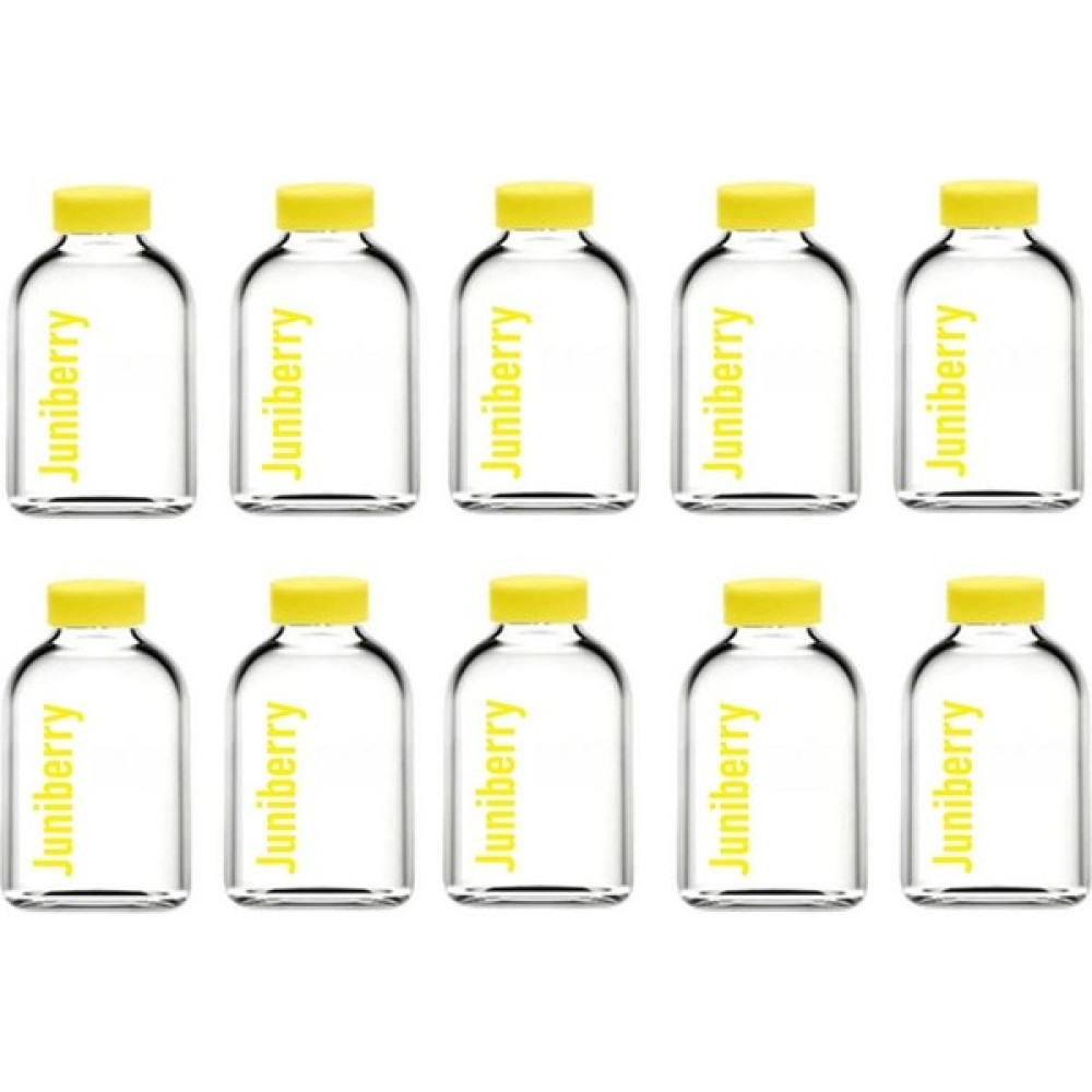 Juniberry 10 Adet 50ML Cam Şişe Sarı Plastik Kapaklı Çok Amaçlı Shot Şişesi Meyve Suyu Shot Şişesi 10X50ML Bakım Spreyleri Fiyatı