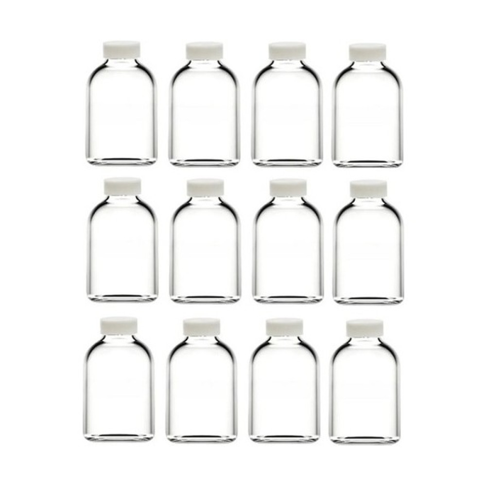 Juniberry 12 Adet 25ML Çok Amaçlı Şeffaf Mini Cam Şişe Oda Kokusu Esans Kolanya Şişesi Kapaklı Şişe 12X25ML Bakım Spreyleri Fiyatı