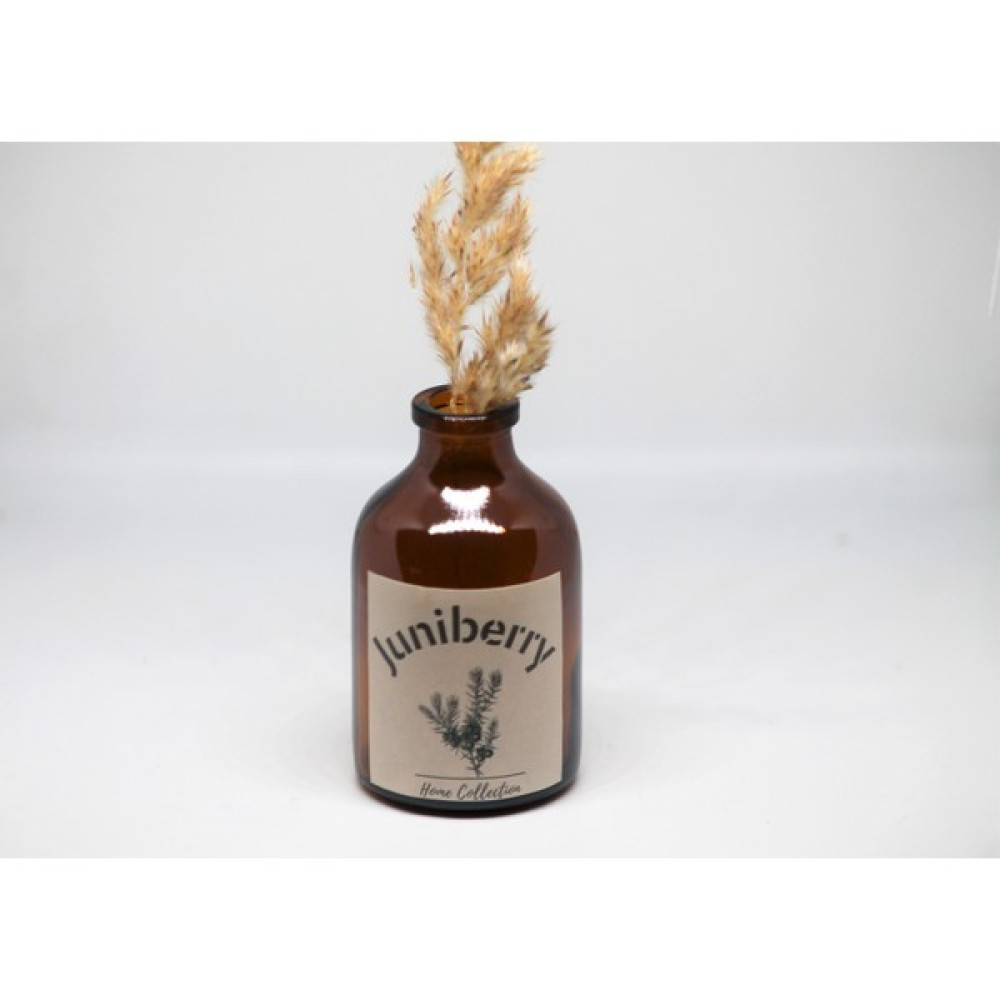 Juniberry 2 Adet Amber Kahverengi Mini Cam Şişe 50ML Oda Kokusu Şişesi Vazo 2X50ML Beyaz Etiket Vazo Fiyatı