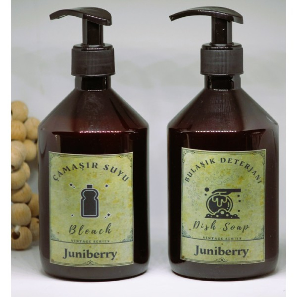 Juniberry 2li Set Vintage Amber Sert Plastik Şişe Sabunluk Bulaşık Deterjanlık Çamaşır Suyu 2X500ML Sabunluk Fiyatı