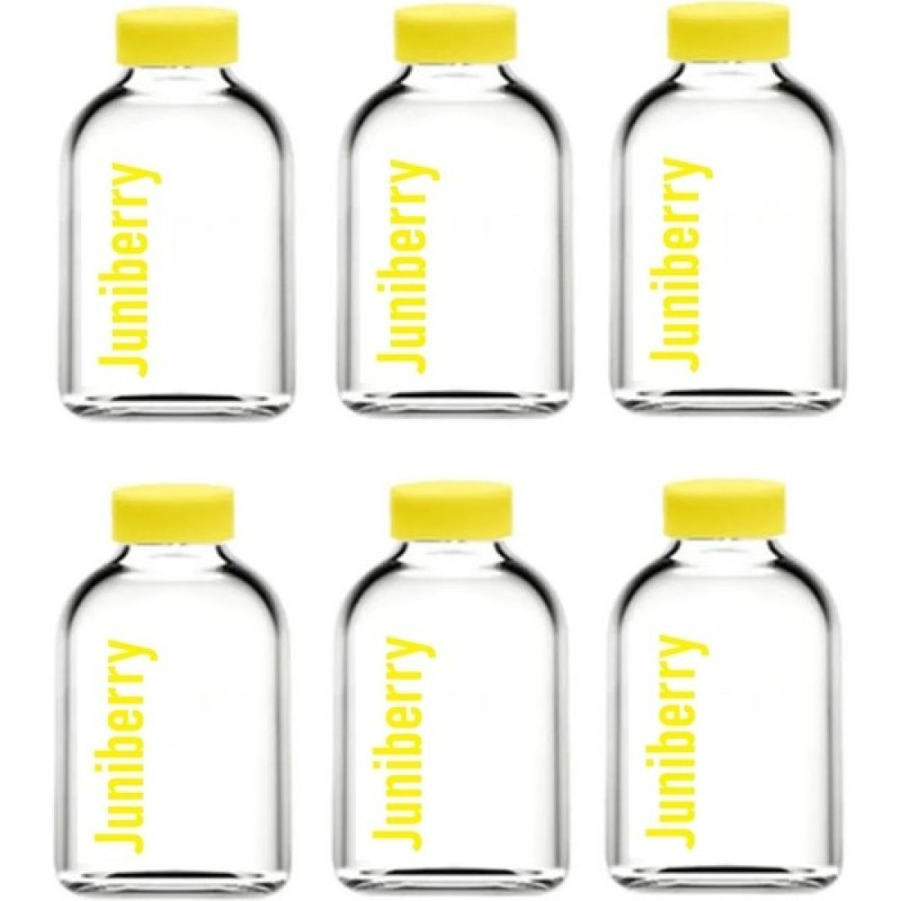 Juniberry 6 Adet 50ML Cam Şişe Sarı Plastik Kapaklı Çok Amaçlı Shot Şişesi Meyve Suyu Shot Şişesi 6X50ML Bakım Spreyleri Fiyatı