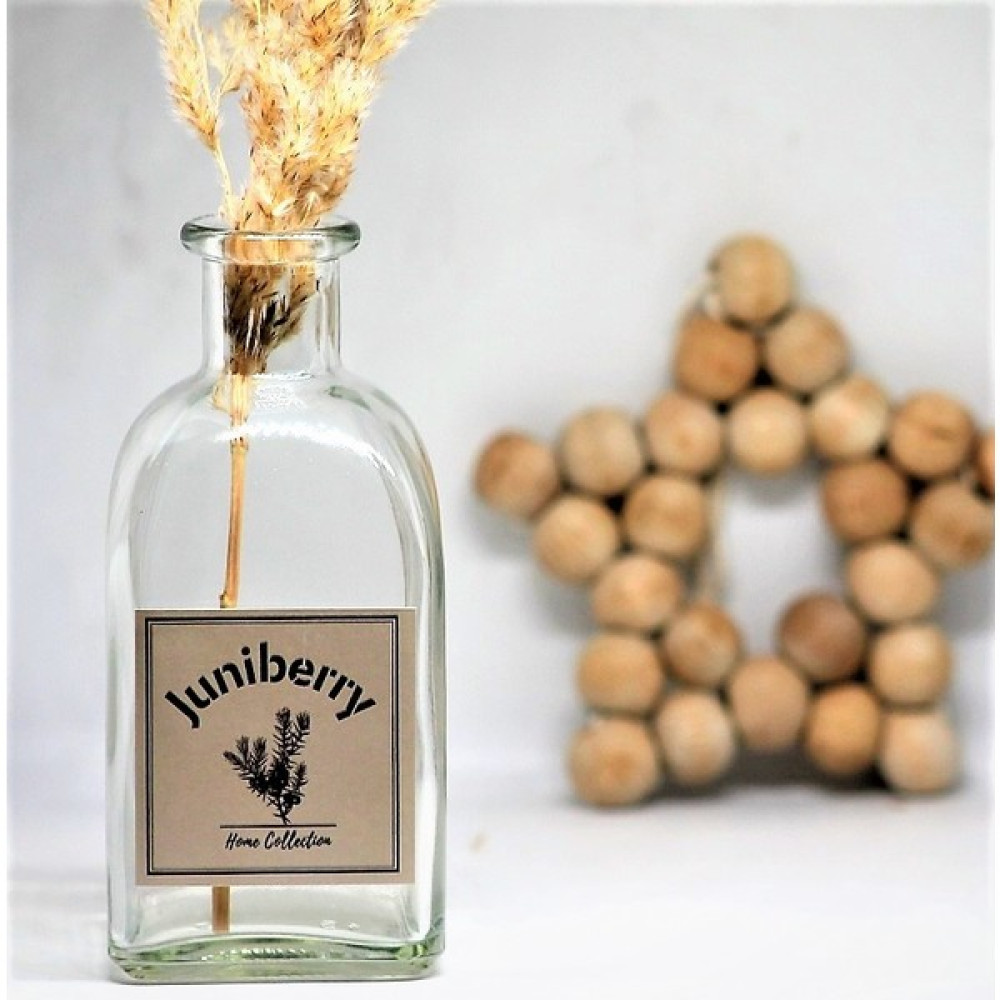 Juniberry Şeffaf Cam Şişe Oda Kokusu Şişesi Dekoratif Vazo 250 ml Vazo Fiyatı