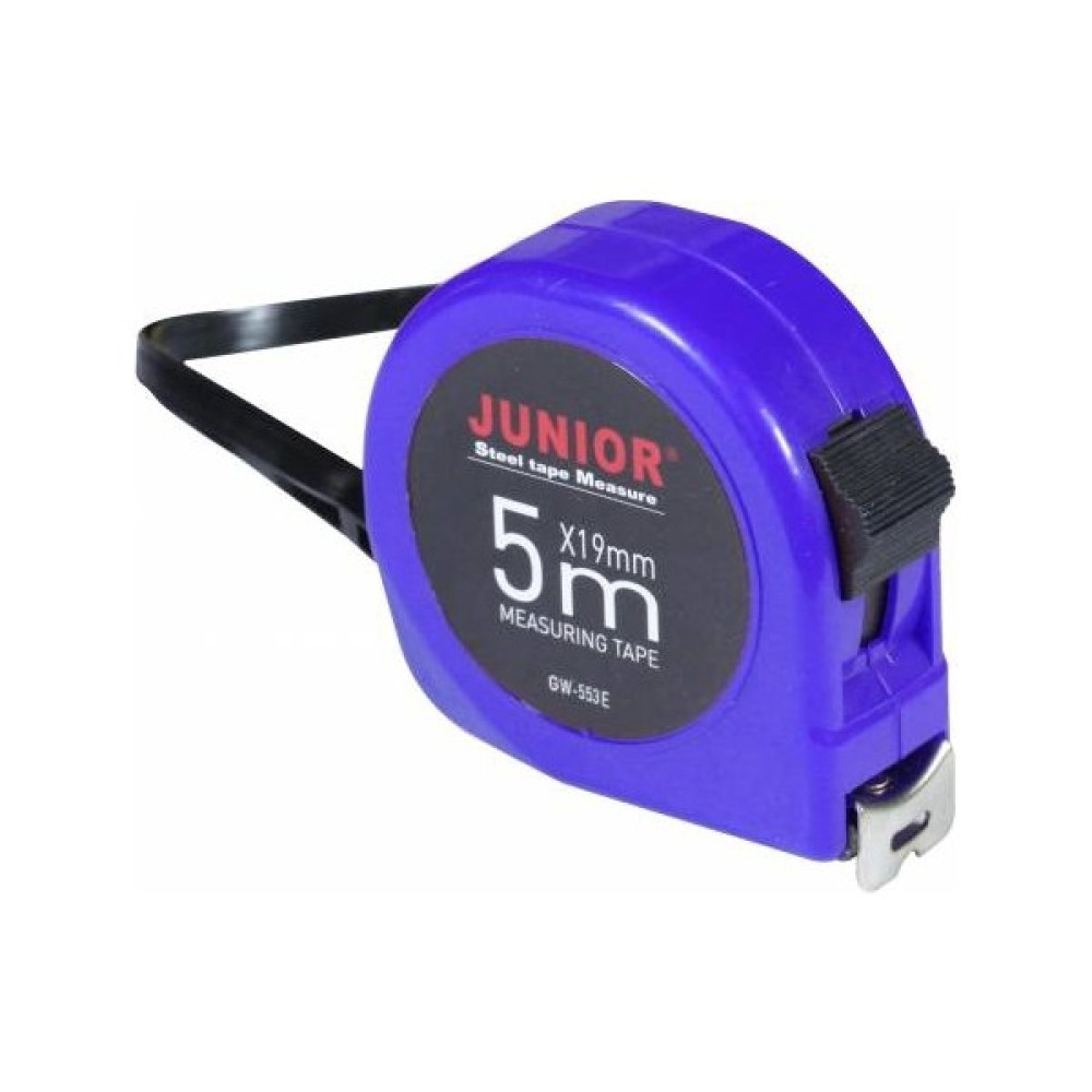 Junior GW-553E Şerit Metre 19MM 5 Metre-Mavi Diğer Test ve Ölçüm Cihazları Fiyatı