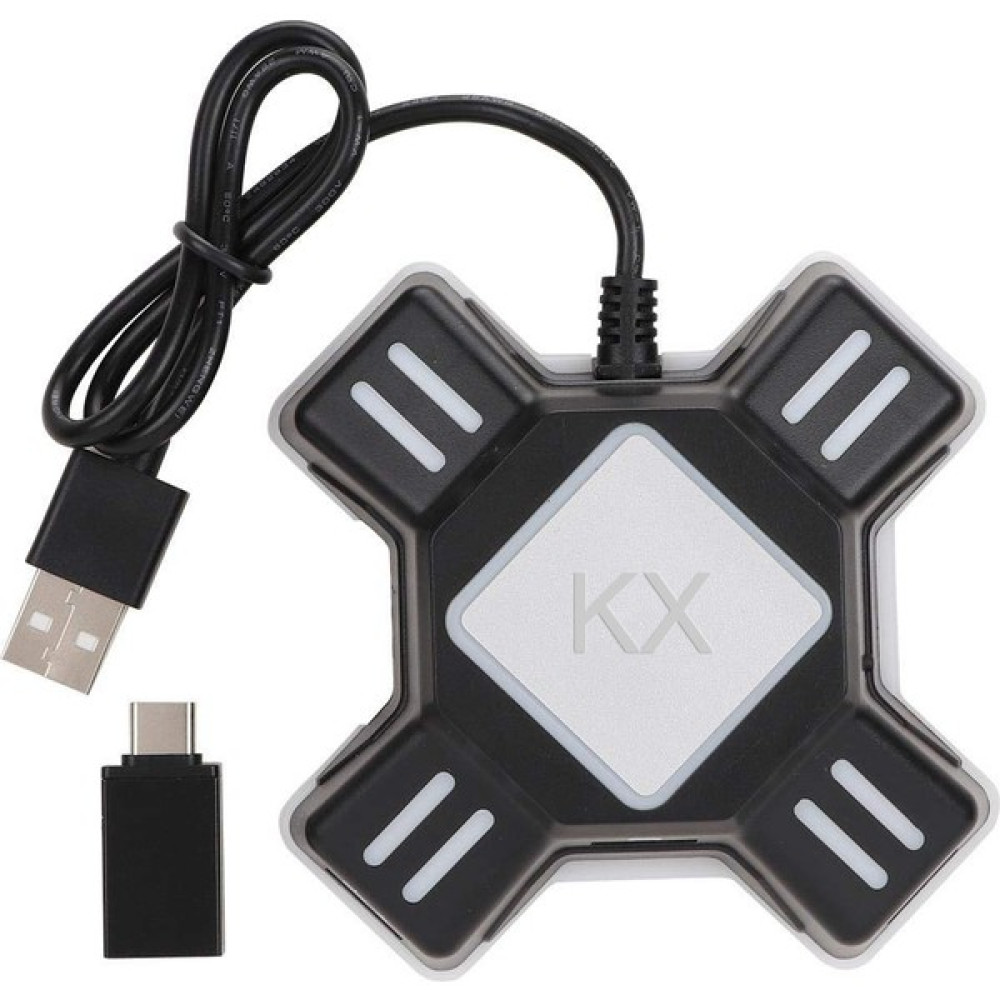 Junjue Kx Dönüştürücü/switch/xbox/ps5/ps4/ps3 Gamepad'den Klavye Fare Denetleyicisine-Siyah (Yurt Dışından) - Beyaz - Siyah PlayStation 5 PS5 Oyunları Fiyatı