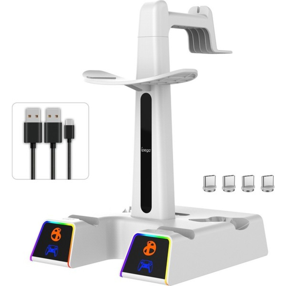 Junjue Ps5 Vr2 Manyetik Şarj Tabanı/vr Gözlükleri ve Kulaklık Saklama Rafı (Yurt Dışından) - Beyaz PlayStation 5 PS5 Oyunları Fiyatı