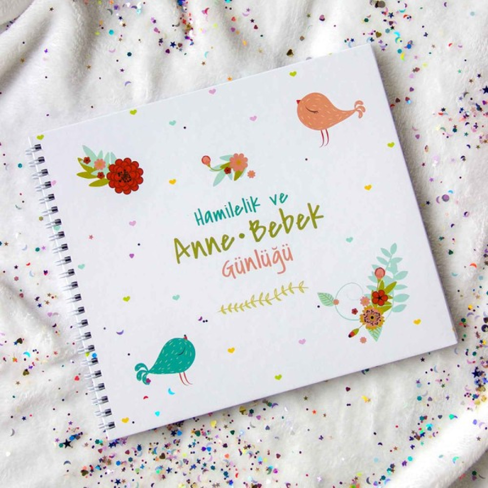 Juno Hamilelik Ve Anne & Bebek Günlüğü & Hamile Anı Defteri & Bebek Anı Defteri - Ajandası Anne, Bebek Fiyatı