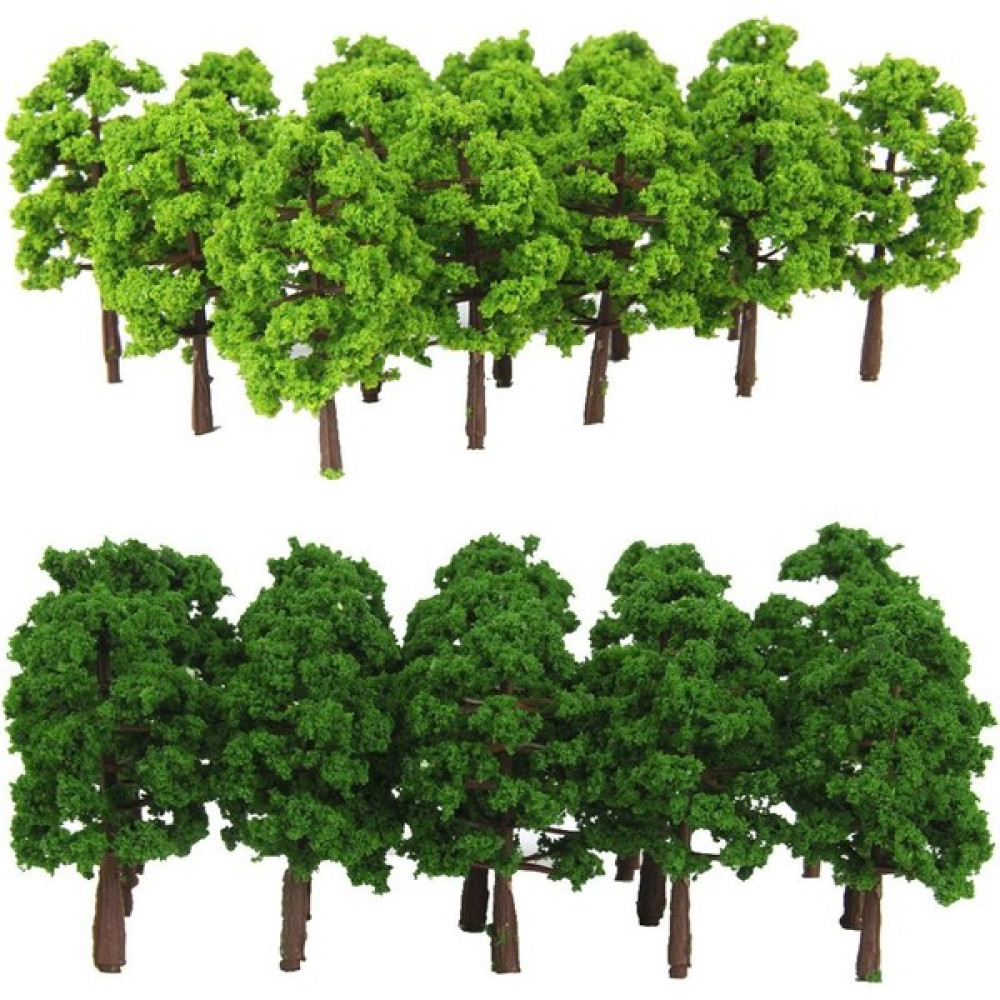 Jurnish 40 Adet Model Ağaçları 1: 150 Peyzaj Tren Demiryolları Ağaç Manzaralı Düzen Yağmur Ormanı (Yurt Dışından) Maket Fiyatı