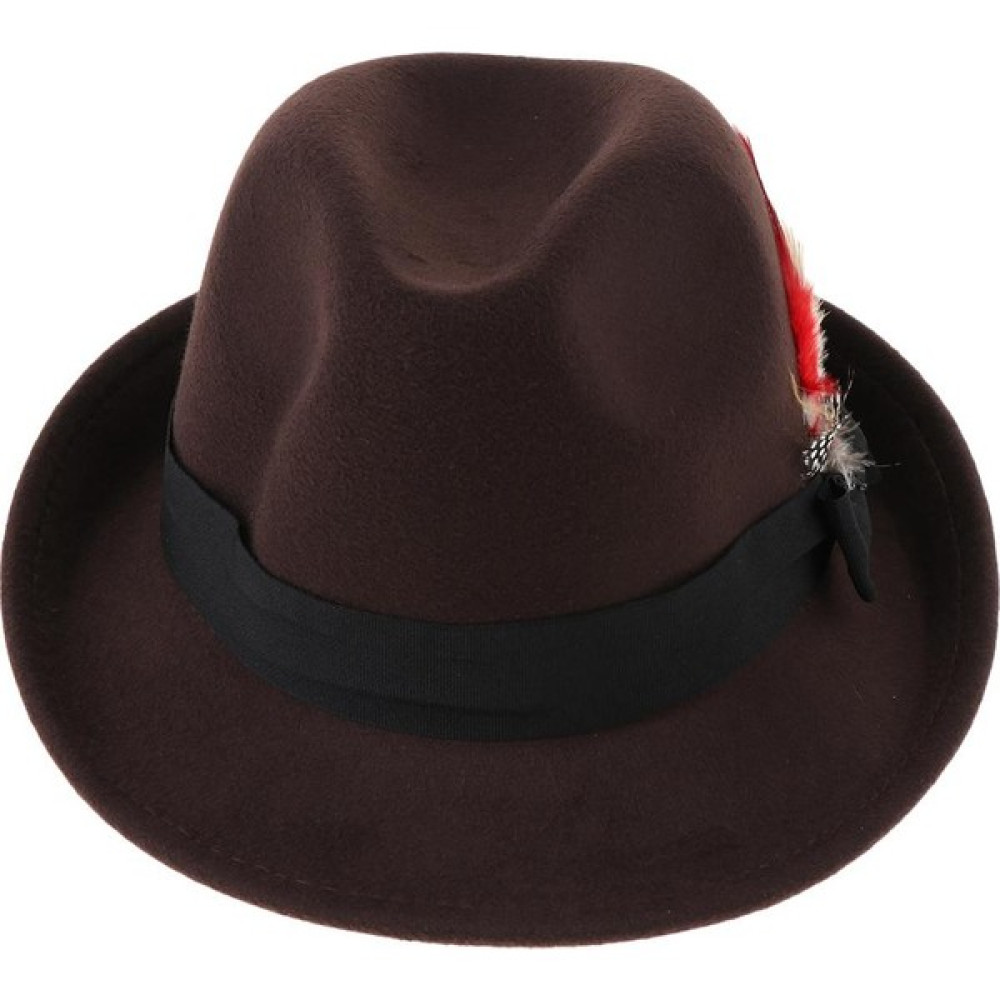 Jurnish Fedora Ş Yün Tüy Fötr Kadın Ağzı (Yurt Dışından) Erkek Şapkası Fiyatı