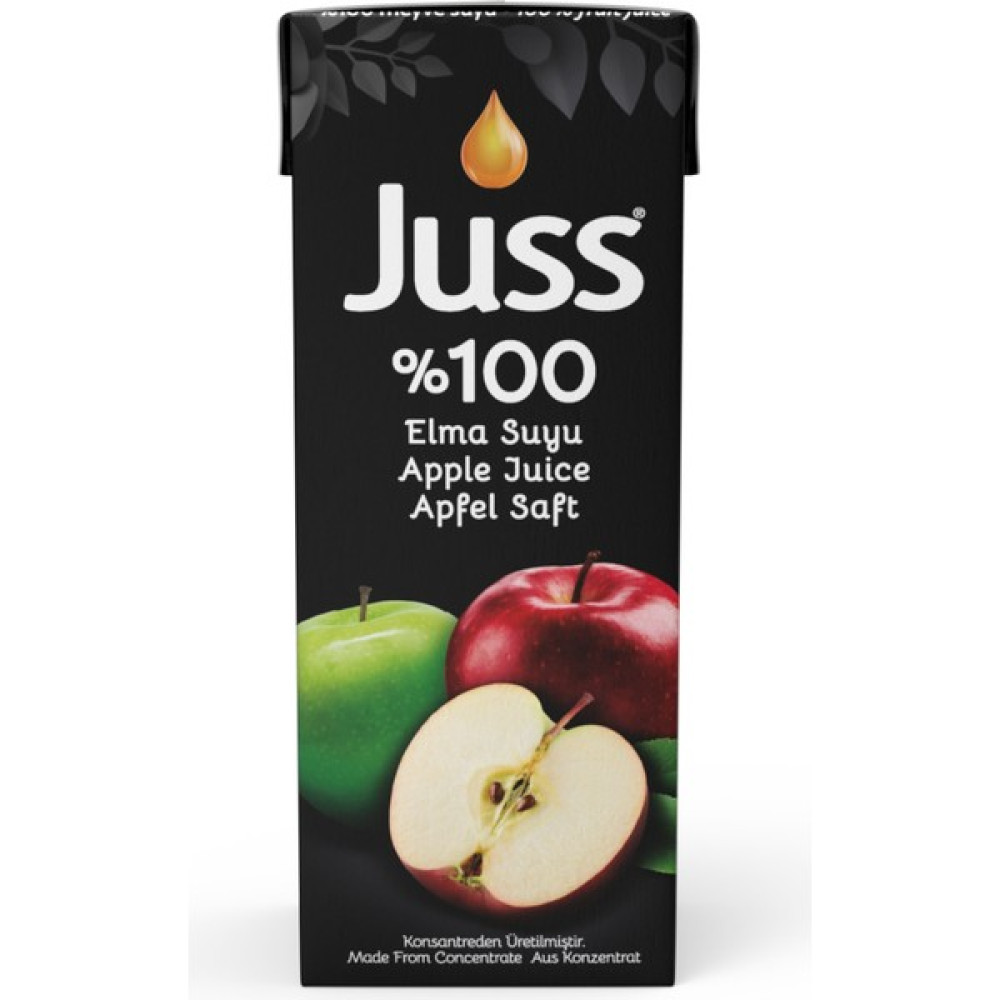 Juss %100 Elma Suyu 200ML x 27 Slim - 200 ml Diğer Fiyatı