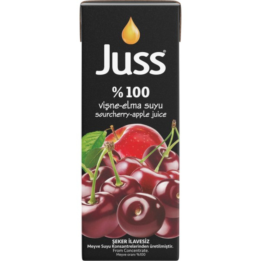 Juss %100 Vişne & Elma Meyve Suyu 200 ml x 27 Adet Diğer Fiyatı
