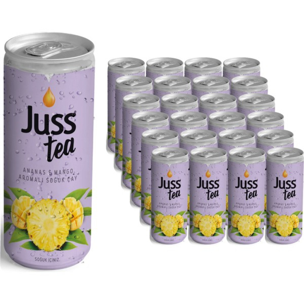 Juss Jusstea Ananas Mango Aromalı Soğuk Çay 250ML X24 Adet - 250 ml Diğer Fiyatı