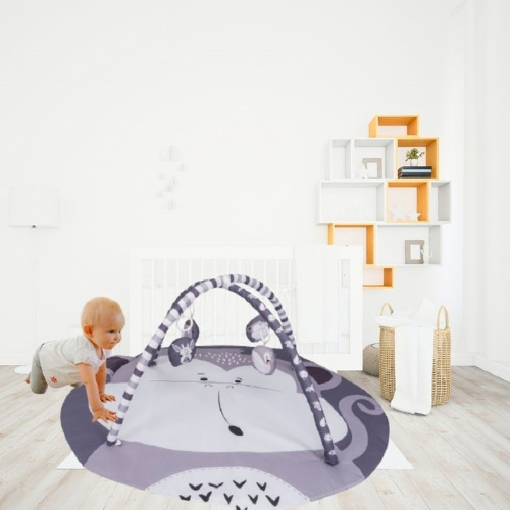 Jusso Bigger Play Mat Oyun Halısı ve Oyun Matı 115*115 cm - Gri - 115 x 115 cm Oyuncak Fiyatı