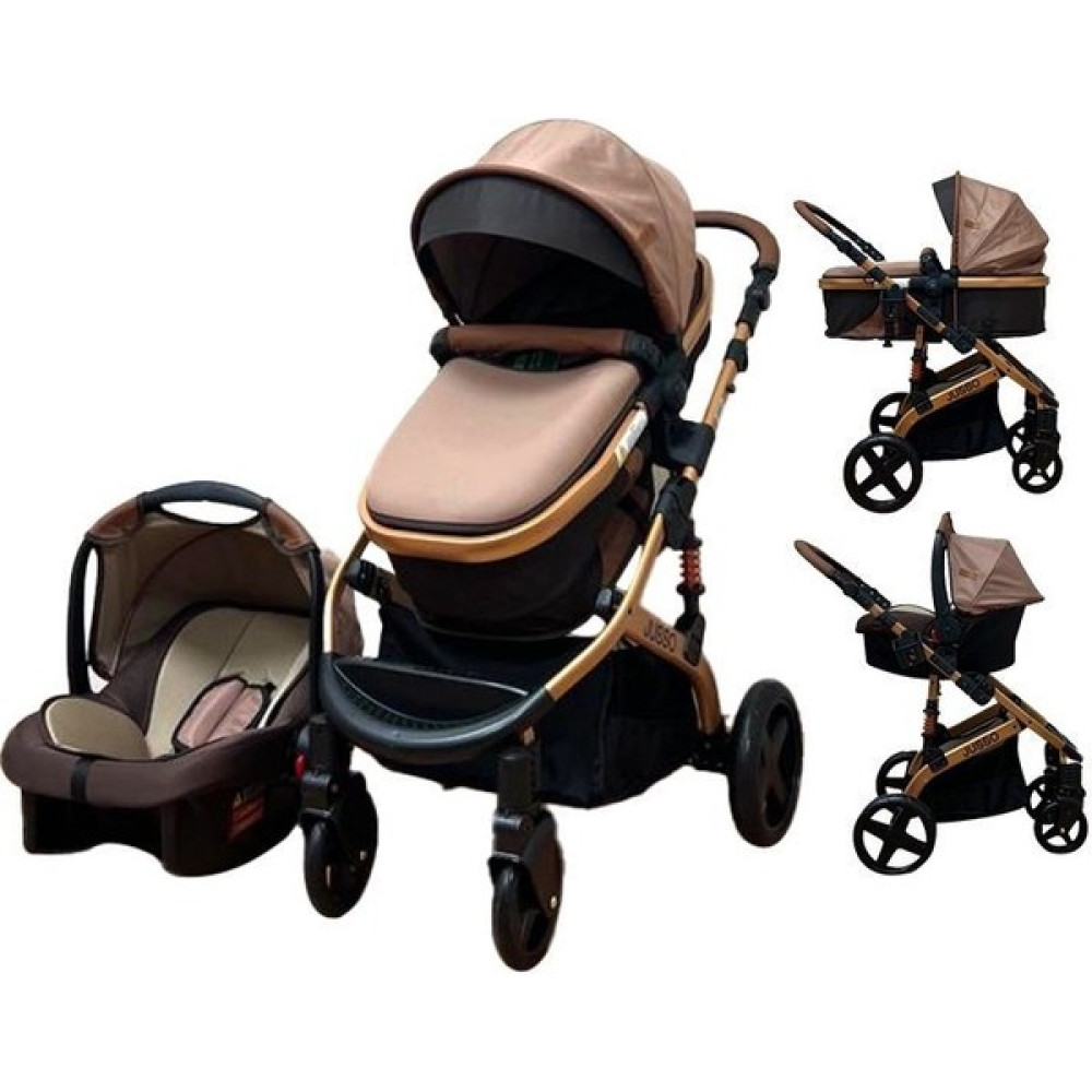 Jusso Pro Max Travel Sistem Bebek Arabası-Gold Kahve - Gold Kahve Bebek Arabası-Puset Aksesuarları Fiyatı