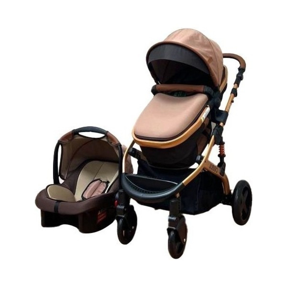 Jusso Voyage Pro Max Travel Sistem Bebek Arabası - Gold - Kahve Bebek Arabası-Puset Aksesuarları Fiyatı