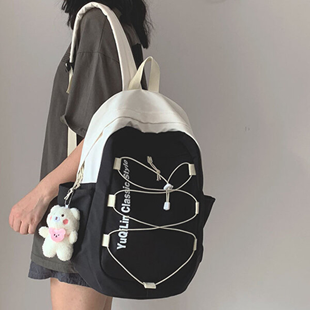 Just Casual Okul Çantası Kız Japon Gelgit Marka Büyük Kapasiteli Harajuku Ortaokulu Lise Öğrencisi Sırt Çantası Üniversite Öğrencisi Sırt Çantası (... Okul Çantası Fiyatı