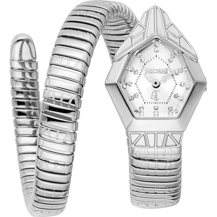 Just Cavalli JC1L358M0015 Kadın Kol Saati Gümüş Renkli Metal Kordon Suya Dayanıklı Quartz 3 ATM - yok Diğer Fiyatı