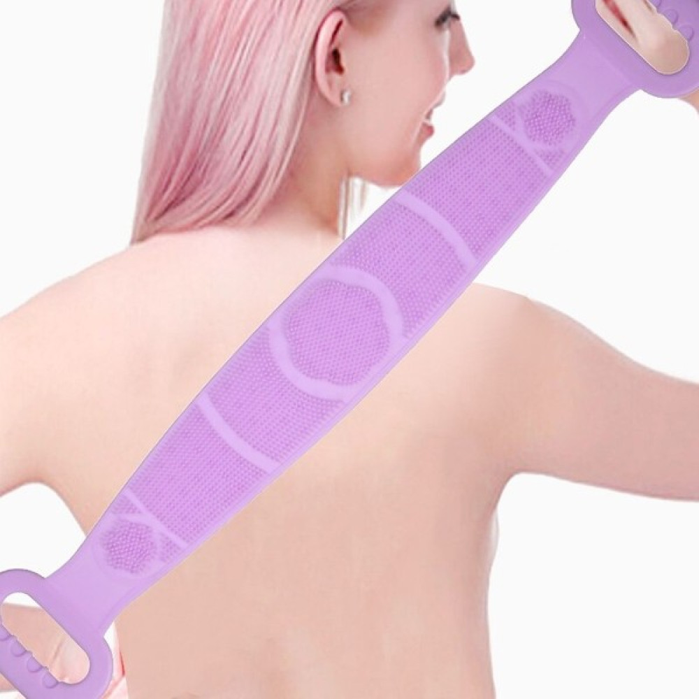 Just Cheap 70 cm Çift Taraflı Sırt Kesesi -Silikon Duş Kesesi - Peeling Banyo Kesesi (4434) Vücut Bakım Setleri Fiyatı